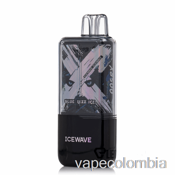 Vape Recargable Icewave X8500 Desechable Azul Razz Ice